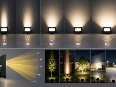 زاویه پخش نور چیست؟ راهنمای انتخاب زاویه پخش نور پروژکتور LED