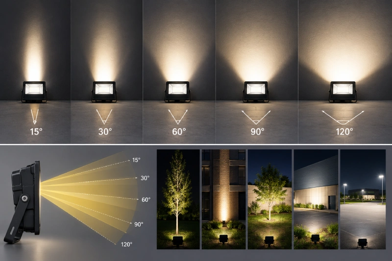 زاویه پخش نور چیست؟ راهنمای انتخاب زاویه پخش نور پروژکتور LED